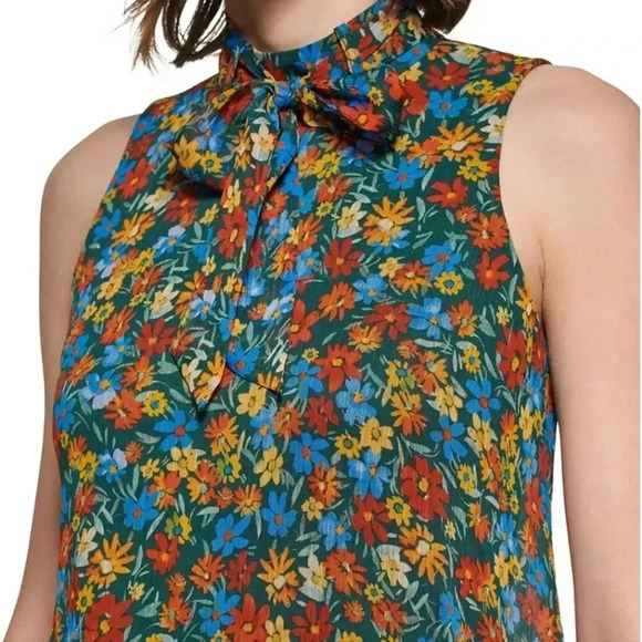 Calvin Klein Floral Shift Dress - Picture 6 of 8